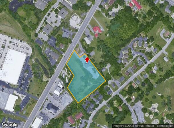 1284 N Main St, Blacksburg, VA Parcel Map