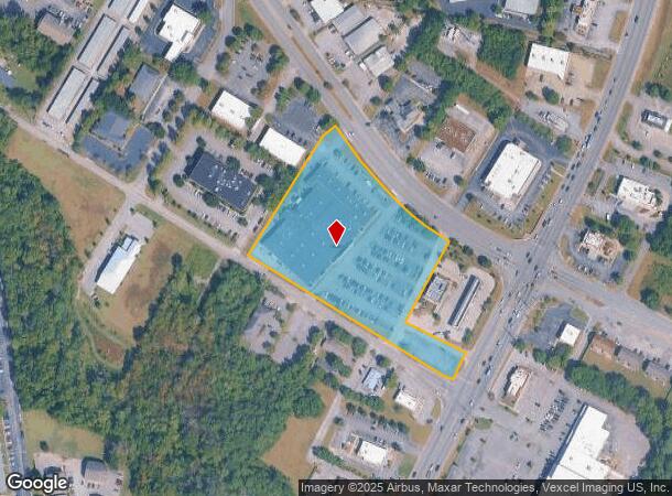  1691 Memorial Blvd, Murfreesboro, TN Parcel Map