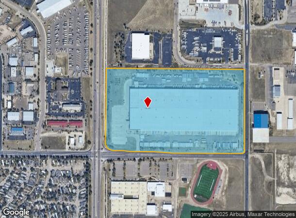 5520 Astrozon Blvd, Colorado Springs, CO Parcel Map