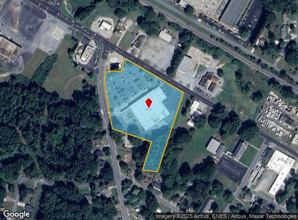  1780 W Webb Ave, Burlington, NC Parcel Map