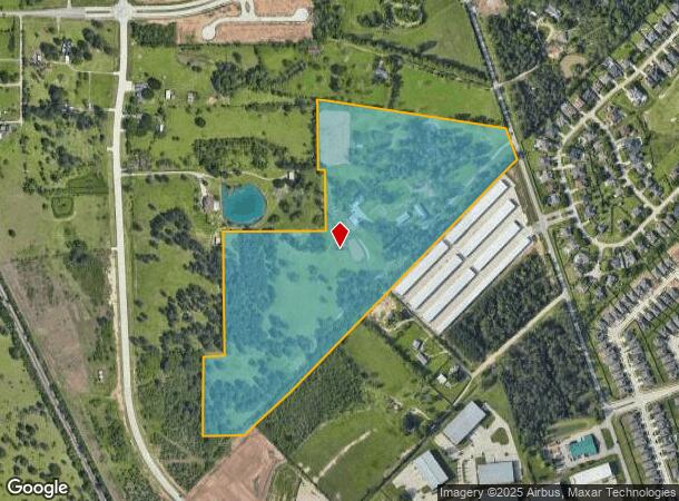  21725 Hufsmith Kohrville Rd, Tomball, TX Parcel Map