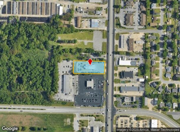  3504 S Thompson St, Springdale, AR Parcel Map