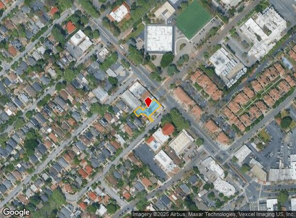  1409 The Alameda, San Jose, CA Parcel Map