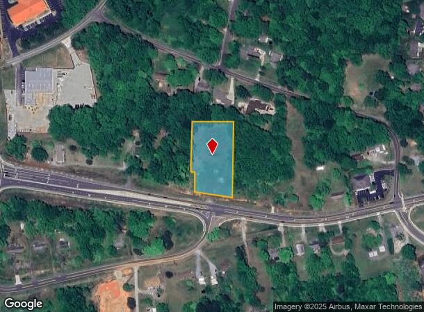  1210 S Fifth St, Mebane, NC Parcel Map
