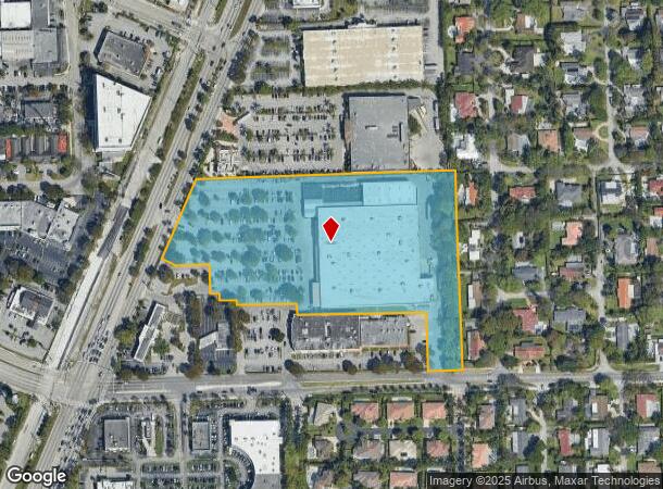 13501 S Dixie Hwy, Pinecrest, FL Parcel Map