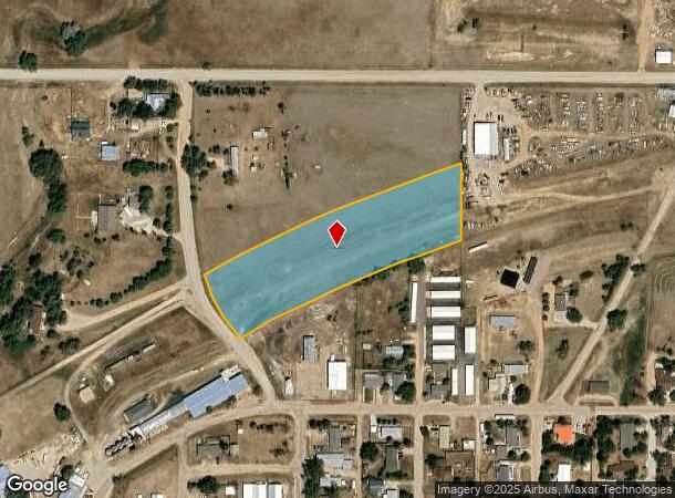 Denver St, Calhan, CO Parcel Map