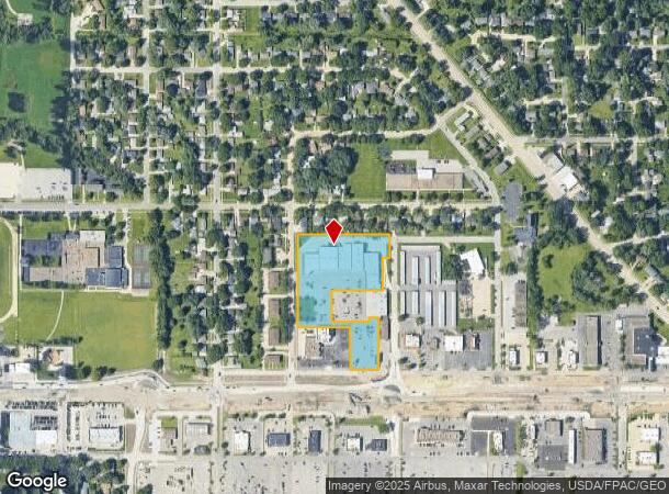 6322 University Ave, Cedar Falls, IA Parcel Map