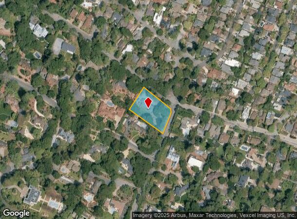 999 Ringwood Ave, Atherton, CA Parcel Map