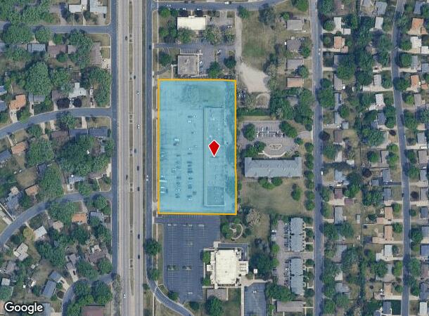  6257 University Ave Ne, Minneapolis, MN Parcel Map