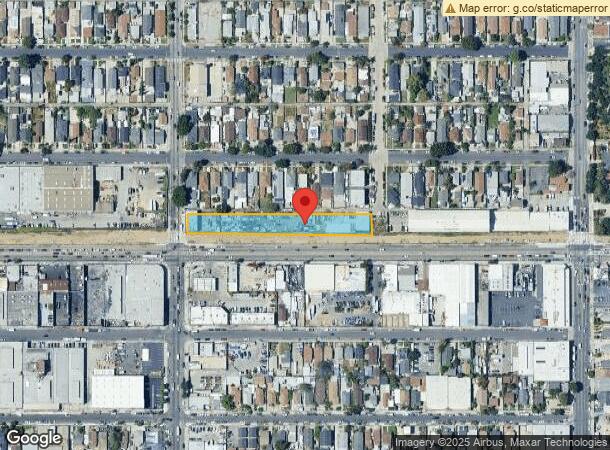  5816 Hooper Ave, Los Angeles, CA Parcel Map