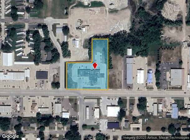  1110 E Cherry St, Vermillion, SD Parcel Map