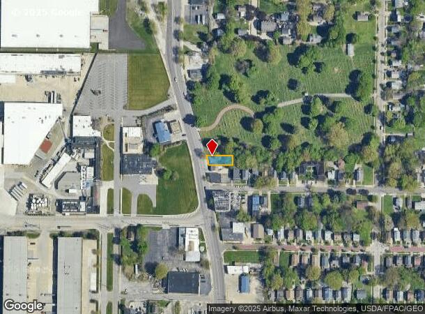  1415 S Main St, Akron, OH Parcel Map