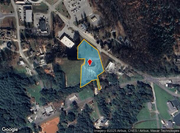  117 N Nebo School Rd, Nebo, NC Parcel Map