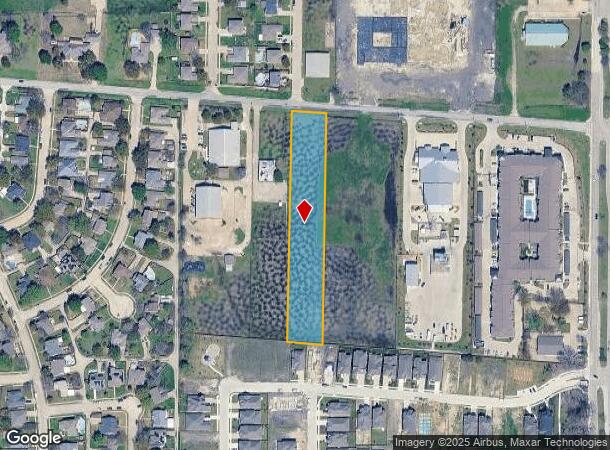  8210 Schrade Rd, Rowlett, TX Parcel Map