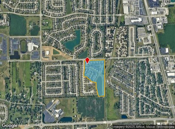 1630 Saddle Way, Greenwood, IN Parcel Map