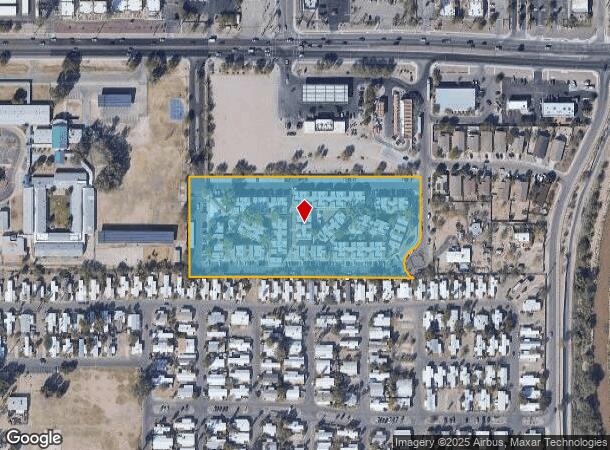  1451 W Ajo Way, Tucson, AZ Parcel Map