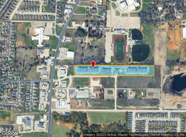 500 E Highmeadow Dr, Aubrey, TX Parcel Map