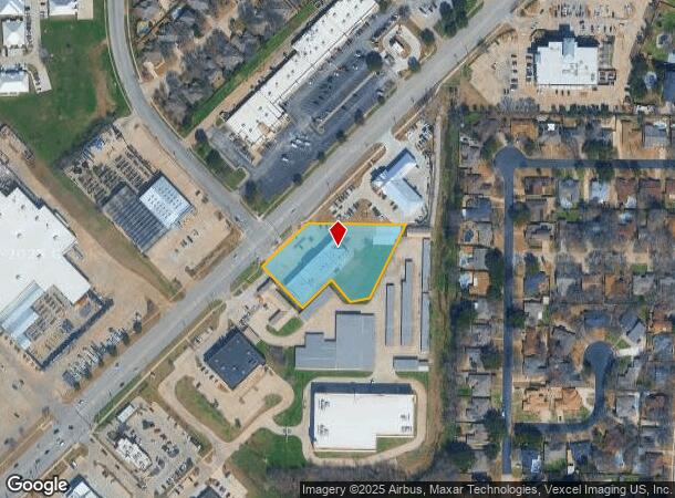 725 Grapevine Hwy, Hurst, TX Parcel Map