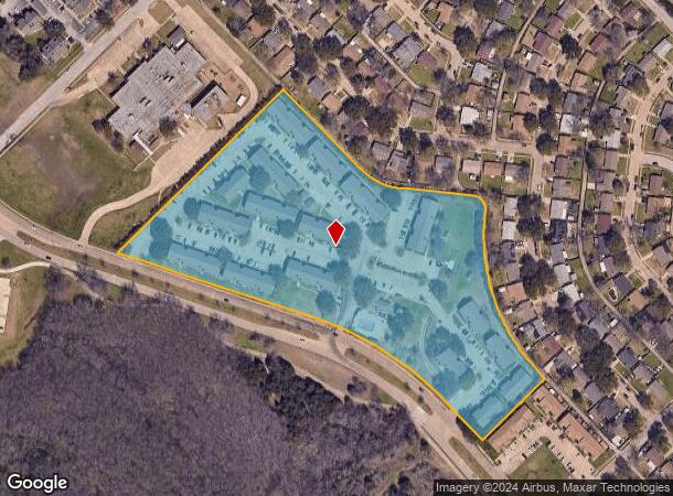  5602 Duck Creek Dr, Garland, TX Parcel Map