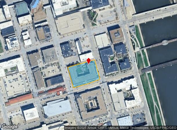 100 2Nd Ave, Des Moines, IA Parcel Map