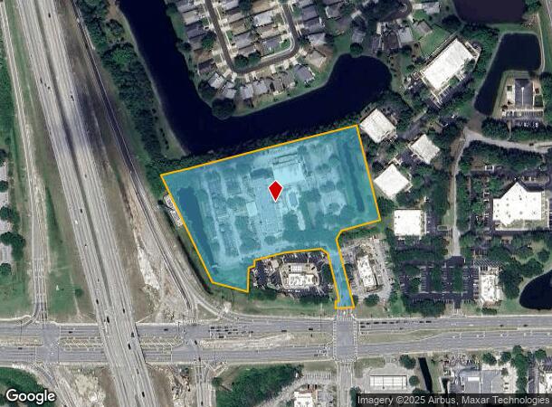 8298 N Wickham Rd, Melbourne, FL Parcel Map