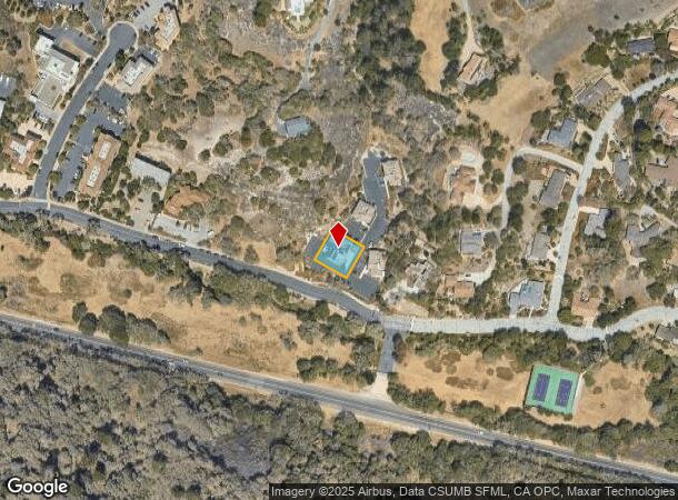  9821 Blue Larkspur Ln, Monterey, CA Parcel Map