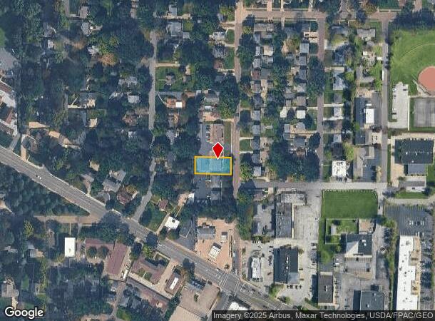  50 N Pershing Ave, Akron, OH Parcel Map