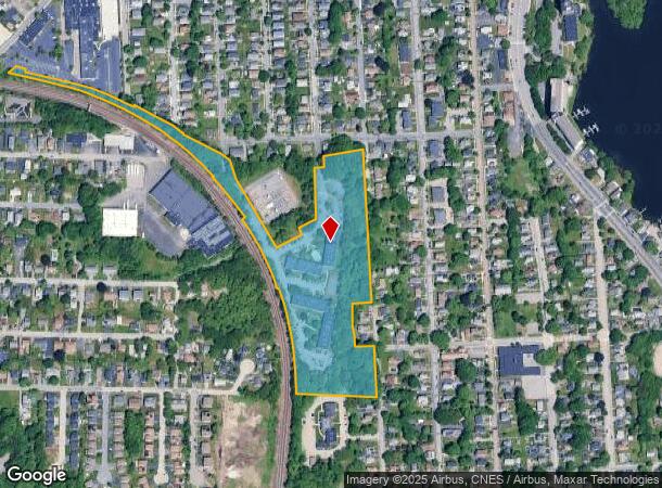  50 Frank St, Worcester, MA Parcel Map