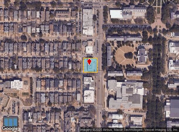 6201 Hillcrest Ave, Dallas, TX Parcel Map