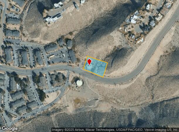  233 N Mesa Hills Dr, El Paso, TX Parcel Map