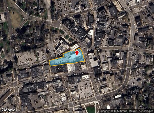  91 Main St, New Canaan, CT Parcel Map