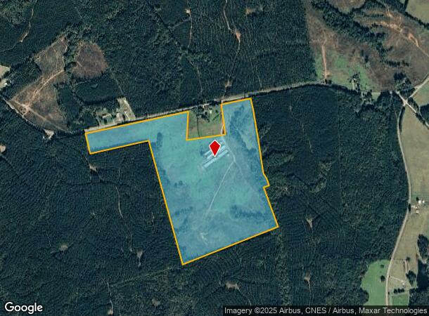 2571 Woodville Rd, Union Point, GA Parcel Map