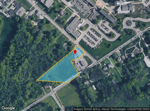 1441 Brush Row Rd, Wilberforce, OH Parcel Map