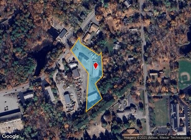 1490 Washington St, Holliston, MA Parcel Map