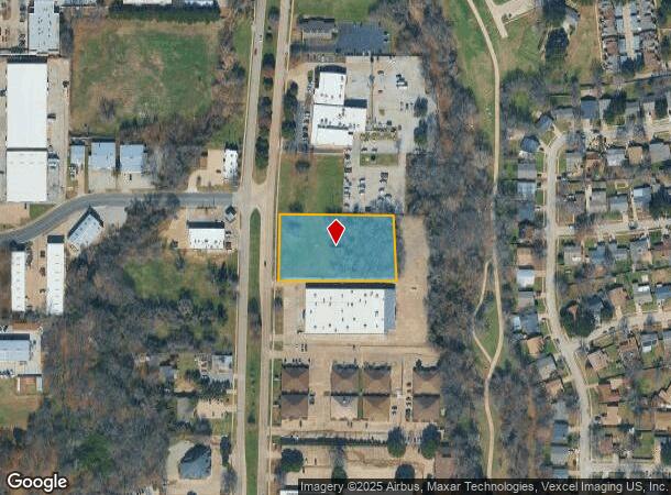  2501 Matlock Rd, Arlington, TX Parcel Map