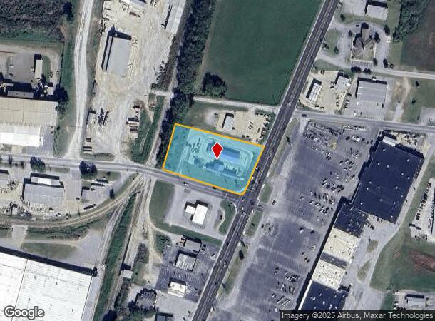 2101 N Locust Ave, Lawrenceburg, TN Parcel Map
