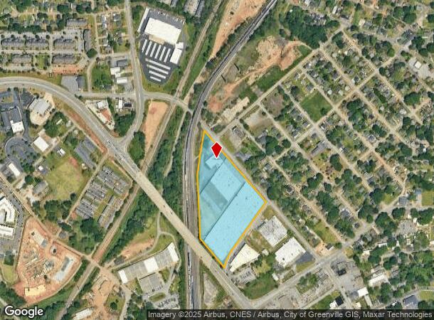  1533 Buncombe Rd, Greenville, SC Parcel Map
