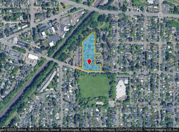  5801 N Fessenden St, Portland, OR Parcel Map