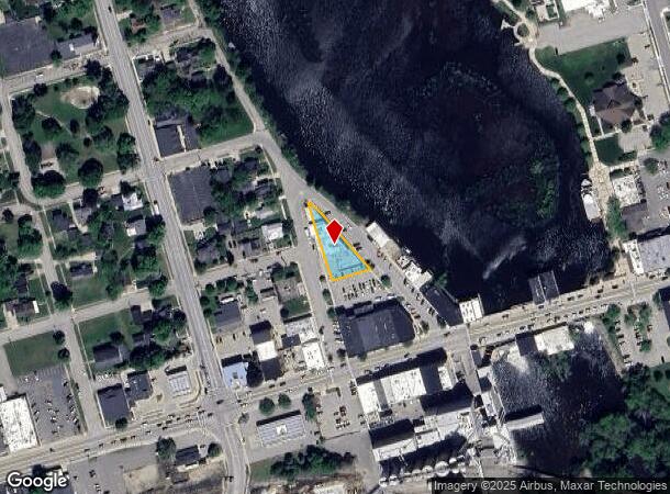  127 N Broadway St, Lowell, MI Parcel Map