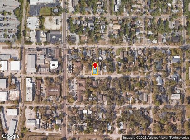  822 Grand Central St, Clearwater, FL Parcel Map