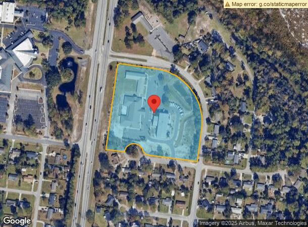  1380 N College Rd, Wilmington, NC Parcel Map