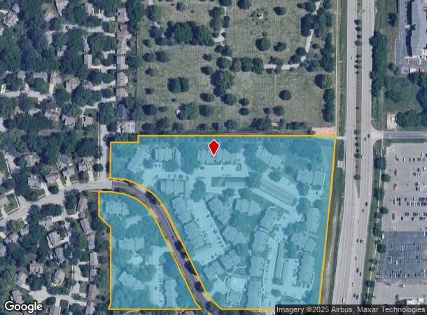  7180 W 115Th St, Overland Park, KS Parcel Map