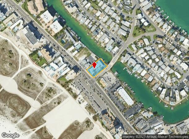  11205 Gulf Blvd, Treasure Island, FL Parcel Map