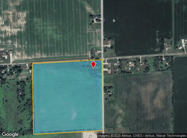 1465 N Hemlock Rd, Hemlock, MI Parcel Map