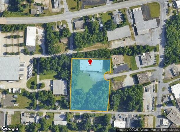  1410 Danmar Ave, High Point, NC Parcel Map