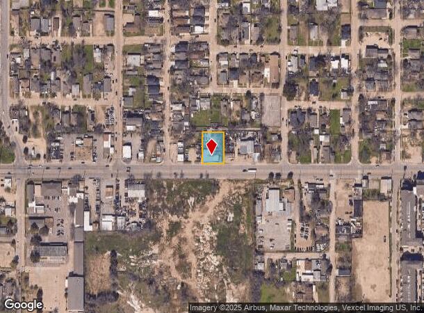  1525 Singleton Blvd, Dallas, TX Parcel Map