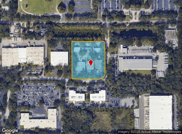 1408 Tech Blvd, Tampa, FL Parcel Map