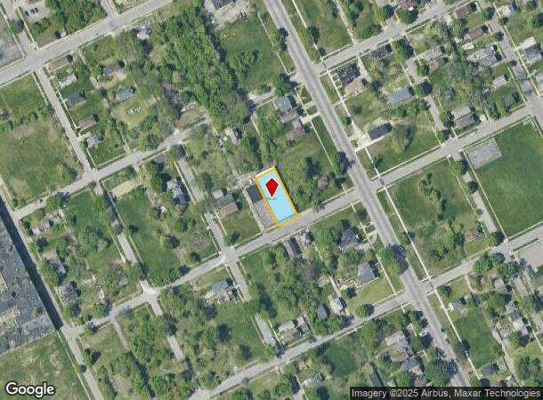  7043 E Kirby St, Detroit, MI Parcel Map