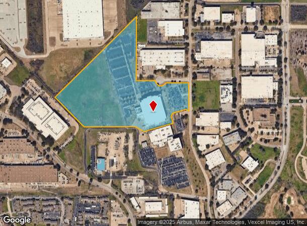  1915 Hurd Dr, Irving, TX Parcel Map