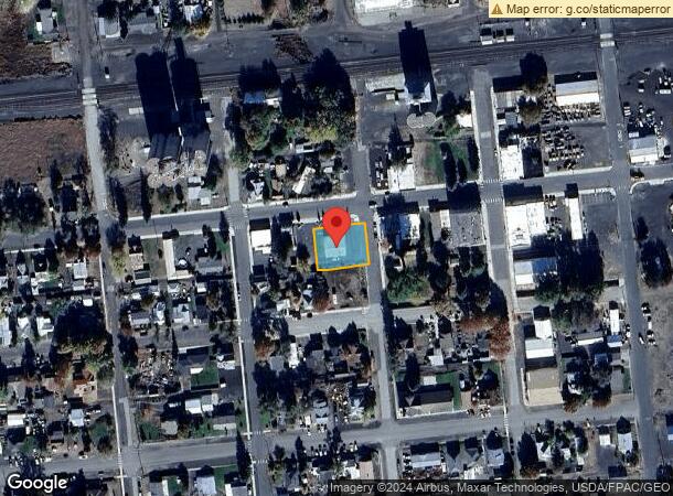  305 W 1St St, Sprague, WA Parcel Map